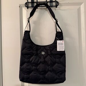 Lululemon NWT Women’s Black  Quilty Pleasures Shoulder Bag Mini 5L purse